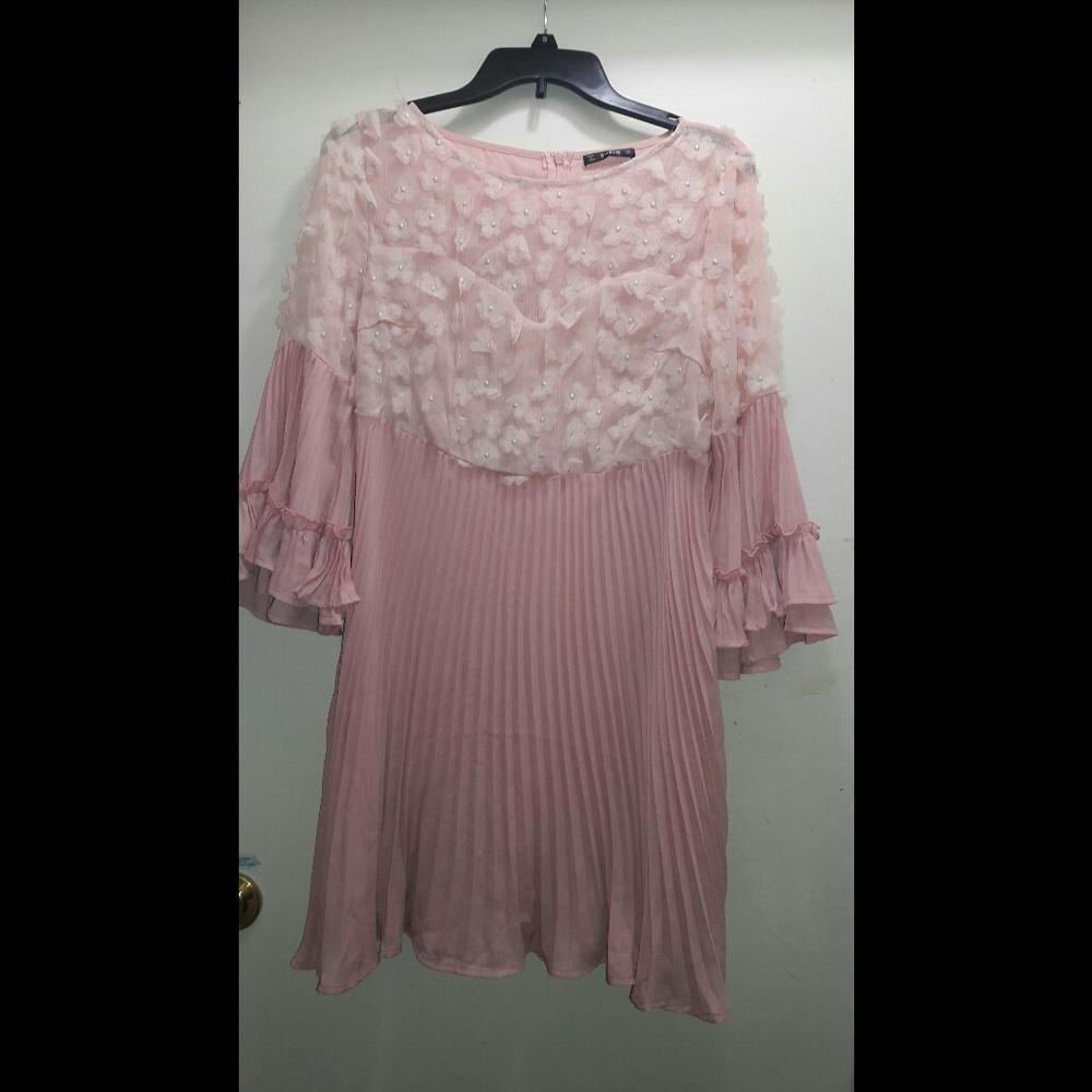Shein Cute Flounce Dress With Ruffled sleeve